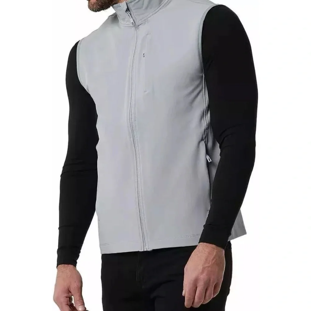 32 Degrees Heat Men's Tech Vest, Gray, Size S